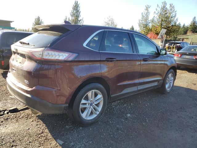 2FMPK4J94HBC69119 - 2017 FORD EDGE SEL BURGUNDY photo 3