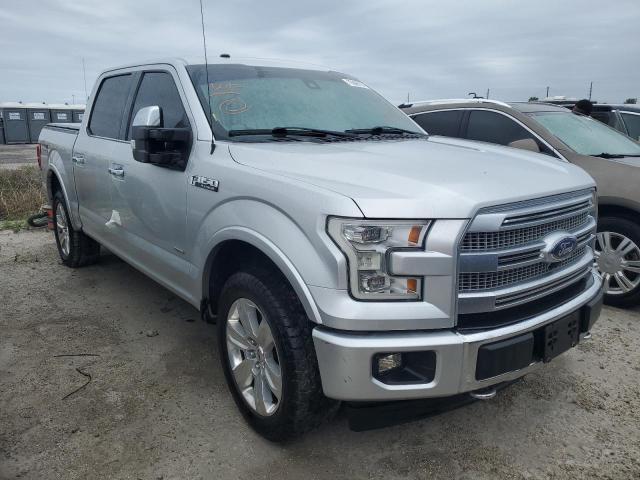 1FTEW1EG1HFC50825 - 2017 FORD F150 SUPERCREW SILVER photo 4