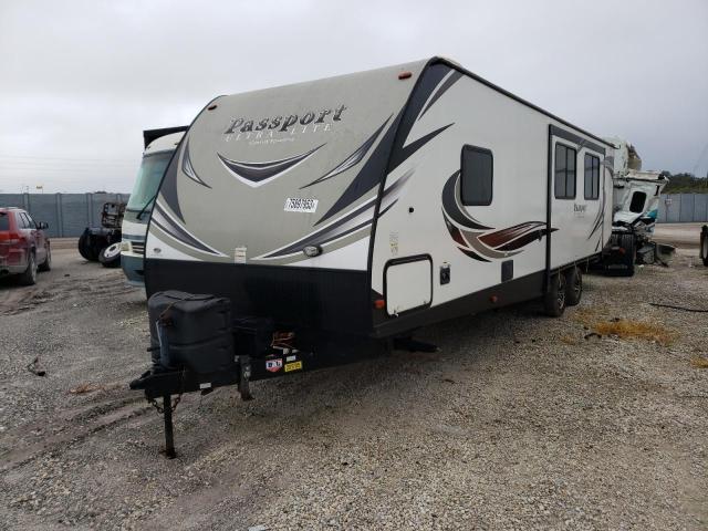 4YDT29023JK417824 - 2018 KEYSTONE PASSPORT TWO TONE photo 2