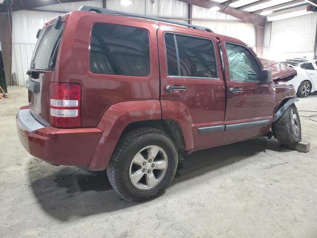 1J8GN28KX9W514765 - 2009 JEEP LIBERTY SPORT BURGUNDY photo 3