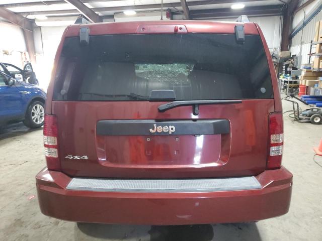 1J8GN28KX9W514765 - 2009 JEEP LIBERTY SPORT BURGUNDY photo 6