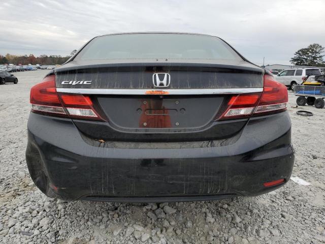 19XFB2F52DE059826 - 2013 HONDA CIVIC LX BLACK photo 6