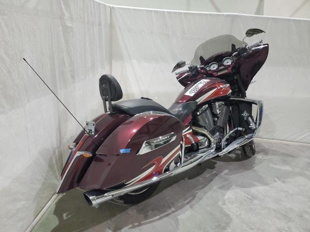 5VPZW36N8F3043777 - 2015 VICTORY MOTORCYCLES NESS MAGNU MAROON photo 4