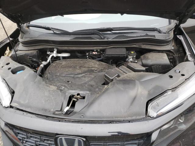 5FNYF8H54MB017200 - 2021 HONDA PASSPORT EXL BLACK photo 11