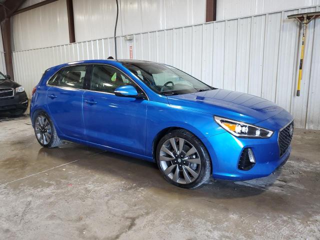 KMHH55LC0JU024327 - 2018 HYUNDAI ELANTRA GT SPORT BLUE photo 4