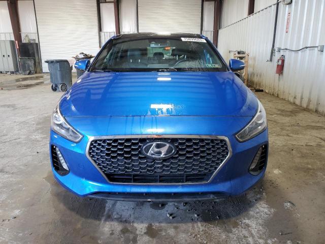 KMHH55LC0JU024327 - 2018 HYUNDAI ELANTRA GT SPORT BLUE photo 5