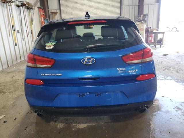 KMHH55LC0JU024327 - 2018 HYUNDAI ELANTRA GT SPORT BLUE photo 6