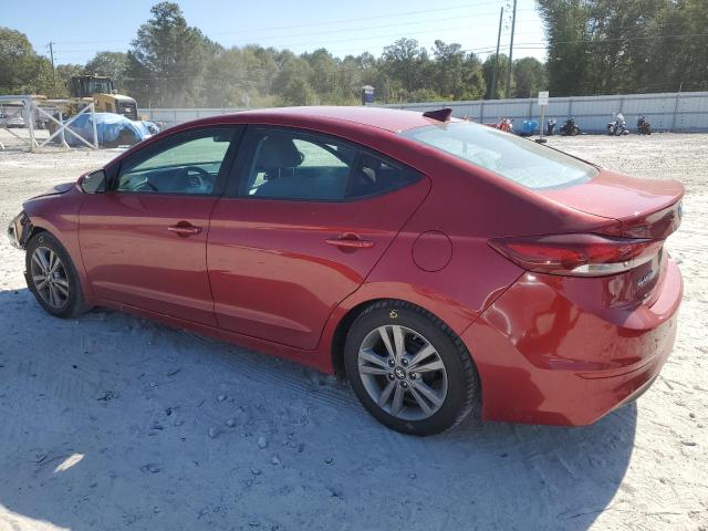 KMHD84LF7HU222519 - 2017 HYUNDAI ELANTRA SE RED photo 2