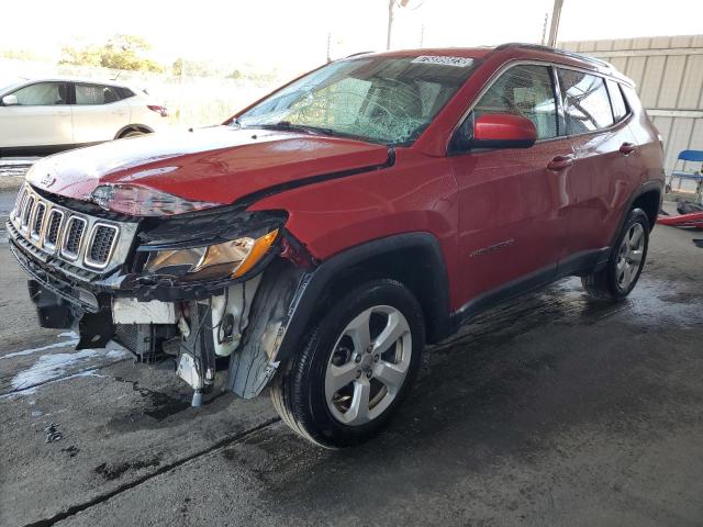 3C4NJDBB3KT594131 - 2019 JEEP COMPASS LATITUDE RED photo 1