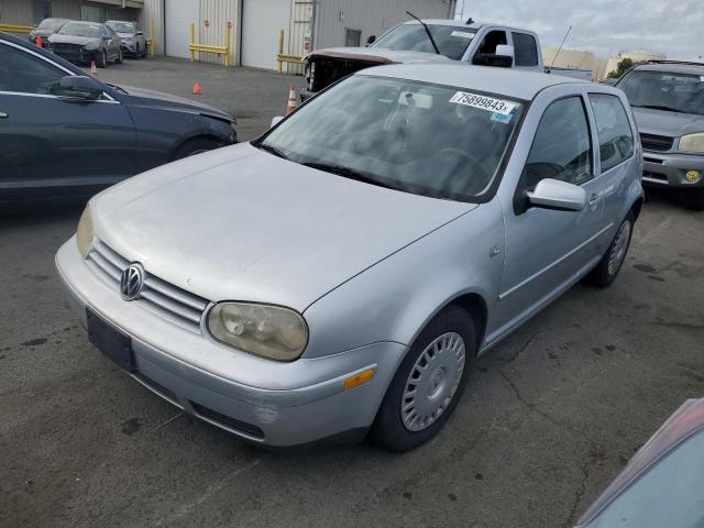 9BWBT61J114056684 - 2001 VOLKSWAGEN GOLF GL SILVER photo 1