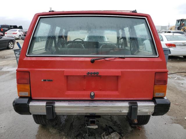 1JCMR7828JT160213 - 1988 JEEP CHEROKEE PIONEER RED photo 6