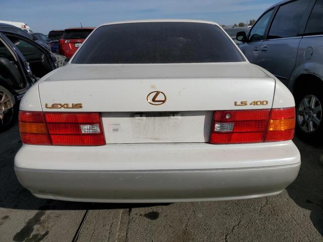 JT8BH28FXW0100877 - 1998 LEXUS LS 400 WHITE photo 6