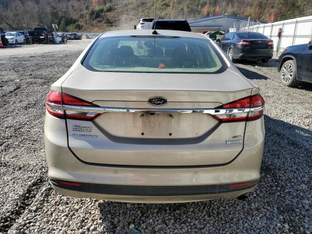 3FA6P0HD7JR145721 - 2018 FORD FUSION SE GOLD photo 6