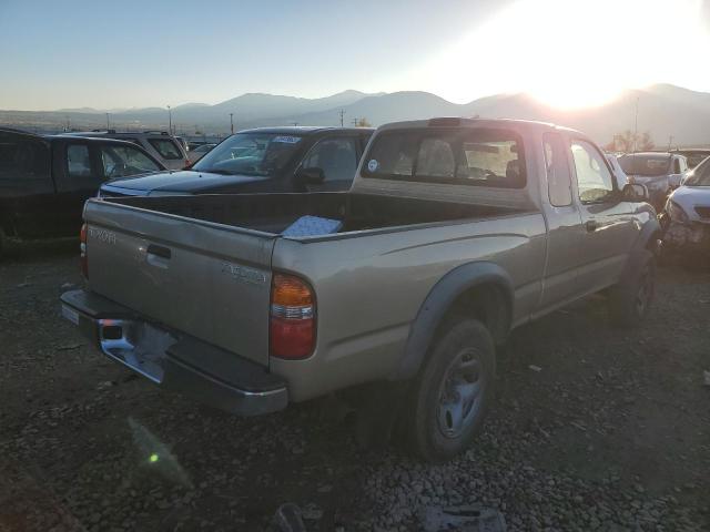 5TESM92N22Z048404 - 2002 TOYOTA TACOMA XTRACAB PRERUNNER ოქროსფერი ფოტო 3