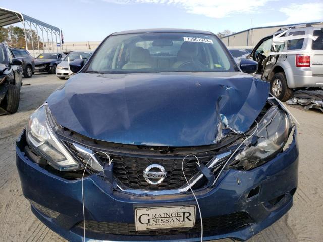 3N1AB7AP2GY229530 - 2016 NISSAN SENTRA S BLUE photo 5