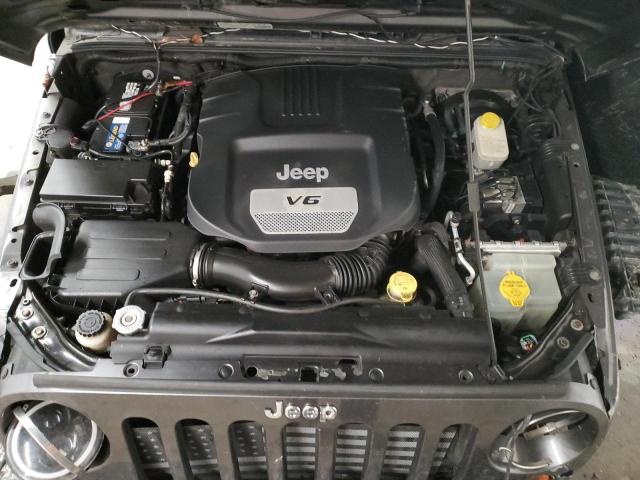 1C4BJWDG7EL201206 - 2014 JEEP WRANGLER U SPORT GRAY photo 12