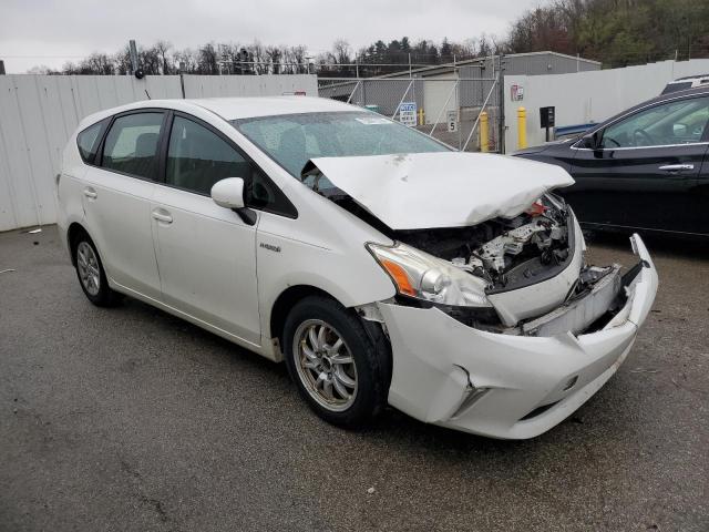 JTDZN3EU7C3026121 - 2012 TOYOTA PRIUS V WHITE photo 4