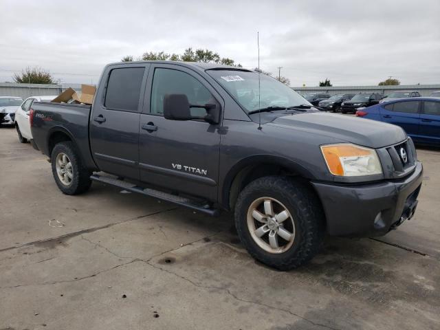 1N6AA0EC3BN311011 - 2011 NISSAN TITAN S GRAY photo 4