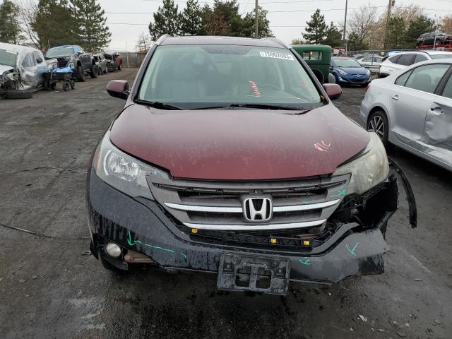 5J6RM4H70EL016221 - 2014 HONDA CR-V EXL MAROON photo 5