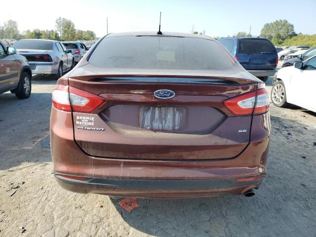 3FA6P0H72GR287414 - 2016 FORD FUSION SE BROWN photo 6