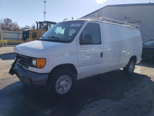 1FTRE14W56DB04935 - 2006 FORD ECONOLINE E150 VAN WHITE photo 1