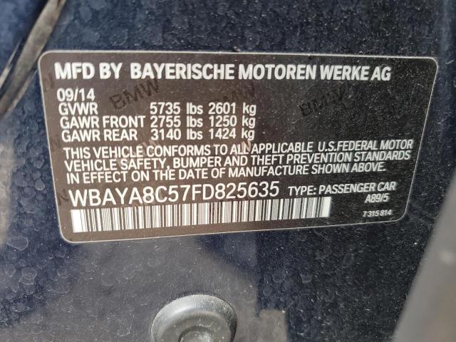 WBAYA8C57FD825635 - 2015 BMW 7 SERIES I 蓝色 照片 13