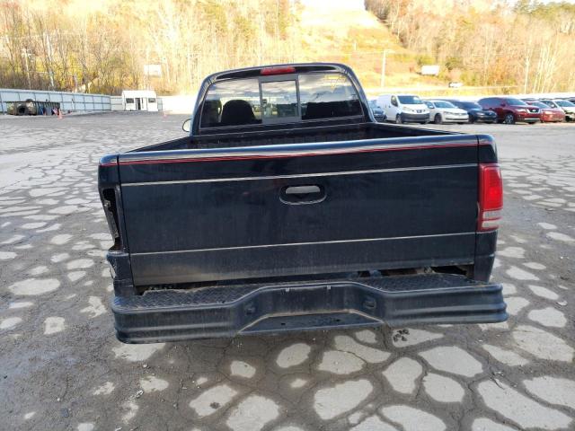 1D7FL16K44S632628 - 2004 DODGE DAKOTA SXT BLACK photo 10