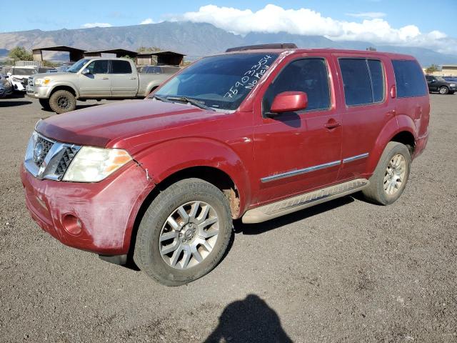 5N1BR18B78C612499 - 2008 NISSAN PATHFINDER LE BURGUNDY photo 1