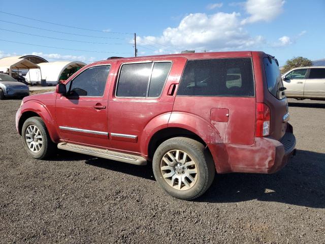 5N1BR18B78C612499 - 2008 NISSAN PATHFINDER LE BURGUNDY photo 2