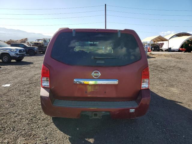 5N1BR18B78C612499 - 2008 NISSAN PATHFINDER LE BURGUNDY photo 6