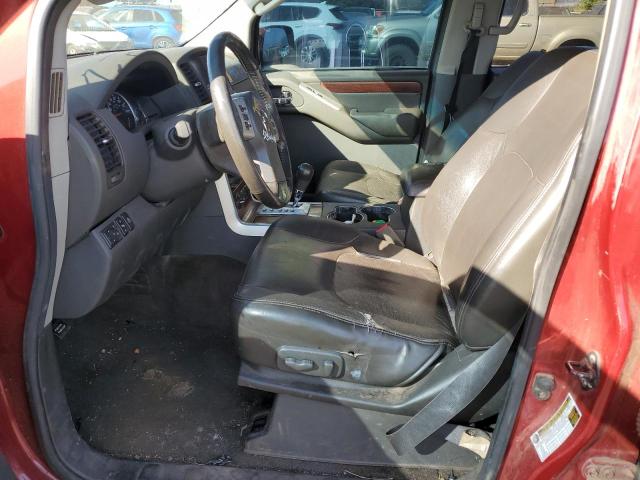 5N1BR18B78C612499 - 2008 NISSAN PATHFINDER LE BURGUNDY photo 7