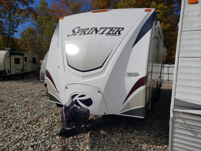 4YDT29924E1531183 - 2014 KEYSTONE SPRINTER BEIGE photo 2