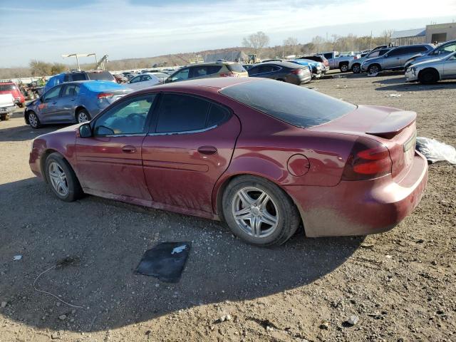 2G2WP522251293580 - 2005 PONTIAC GRAND PRIX MAROON photo 2