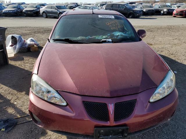 2G2WP522251293580 - 2005 PONTIAC GRAND PRIX MAROON photo 5