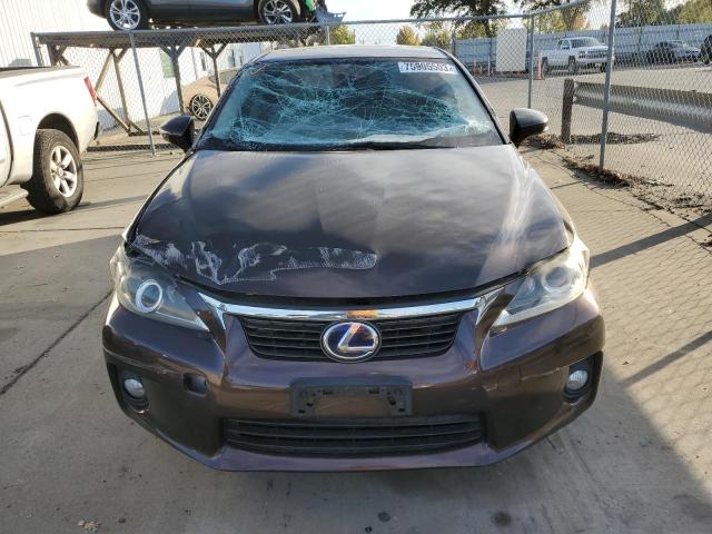 JTHKD5BHXD2143592 - 2013 LEXUS CT 200 BROWN photo 5