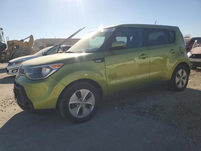 KNDJN2A29E7744406 - 2014 KIA SOUL GREEN photo 1