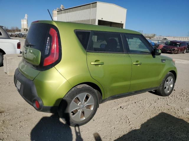 KNDJN2A29E7744406 - 2014 KIA SOUL GREEN photo 3