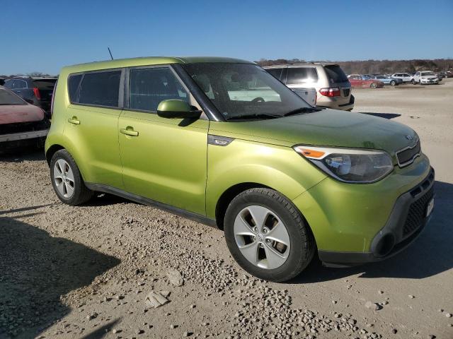 KNDJN2A29E7744406 - 2014 KIA SOUL GREEN photo 4