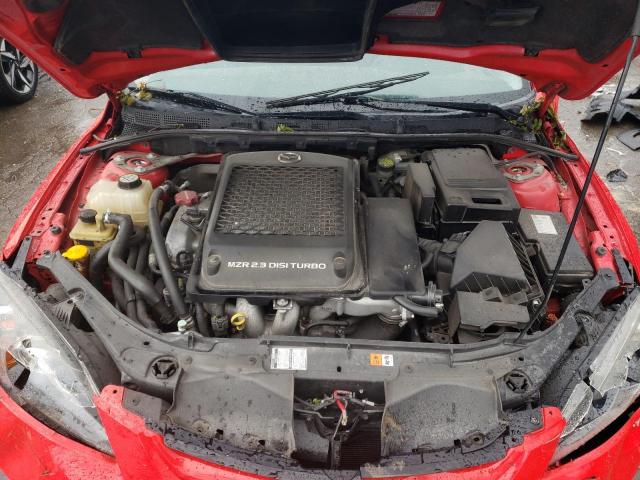 JM1BK34L671689202 - 2007 MAZDA SPEED 3 RED photo 11