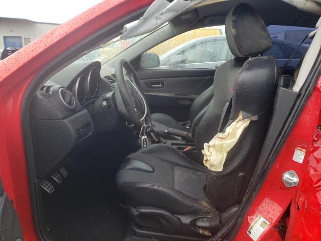 JM1BK34L671689202 - 2007 MAZDA SPEED 3 RED photo 7