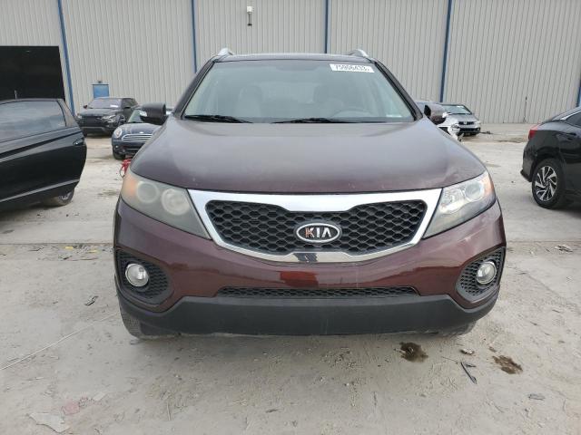 5XYKU4A28BG070640 - 2011 KIA SORENTO EX BURGUNDY photo 5