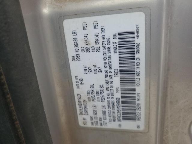 3B7HC13Y5YM208868 - 2000 DODGE RAM 1500 SILVER photo 12