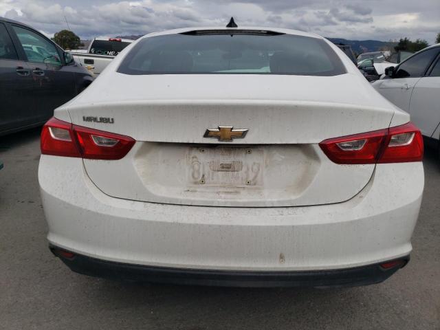 1G1ZB5STXJF216919 - 2018 CHEVROLET MALIBU LS WHITE photo 6