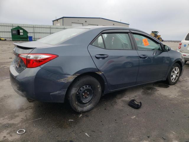 2T1BPRHE0EC147103 - 2014 TOYOTA COROLLA ECO GRAY photo 3