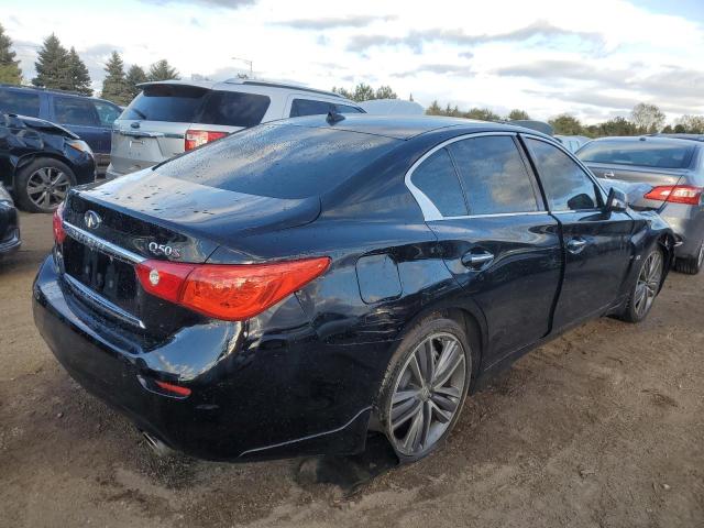 JN1BV7AR4EM705421 - 2014 INFINITI Q50 BASE BLACK photo 3