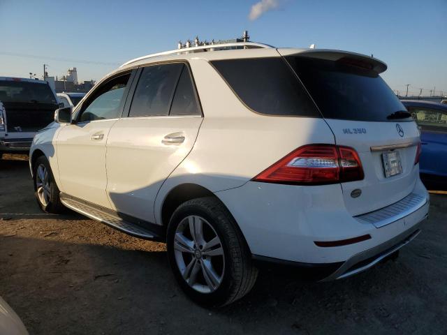 4JGDA5HB7FA524701 - 2015 MERCEDES-BENZ ML 350 4MATIC WHITE photo 2