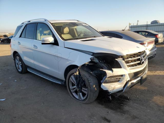 4JGDA5HB7FA524701 - 2015 MERCEDES-BENZ ML 350 4MATIC WHITE photo 4