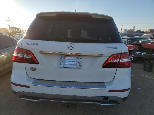 4JGDA5HB7FA524701 - 2015 MERCEDES-BENZ ML 350 4MATIC WHITE photo 6