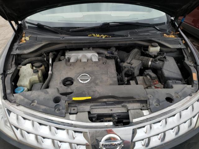 JN8AZ08W47W657317 - 2007 NISSAN MURANO SL BLACK photo 12