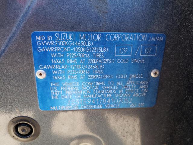 JS3TE941784102052 - 2008 SUZUKI GRAND VITA TEAL photo 12